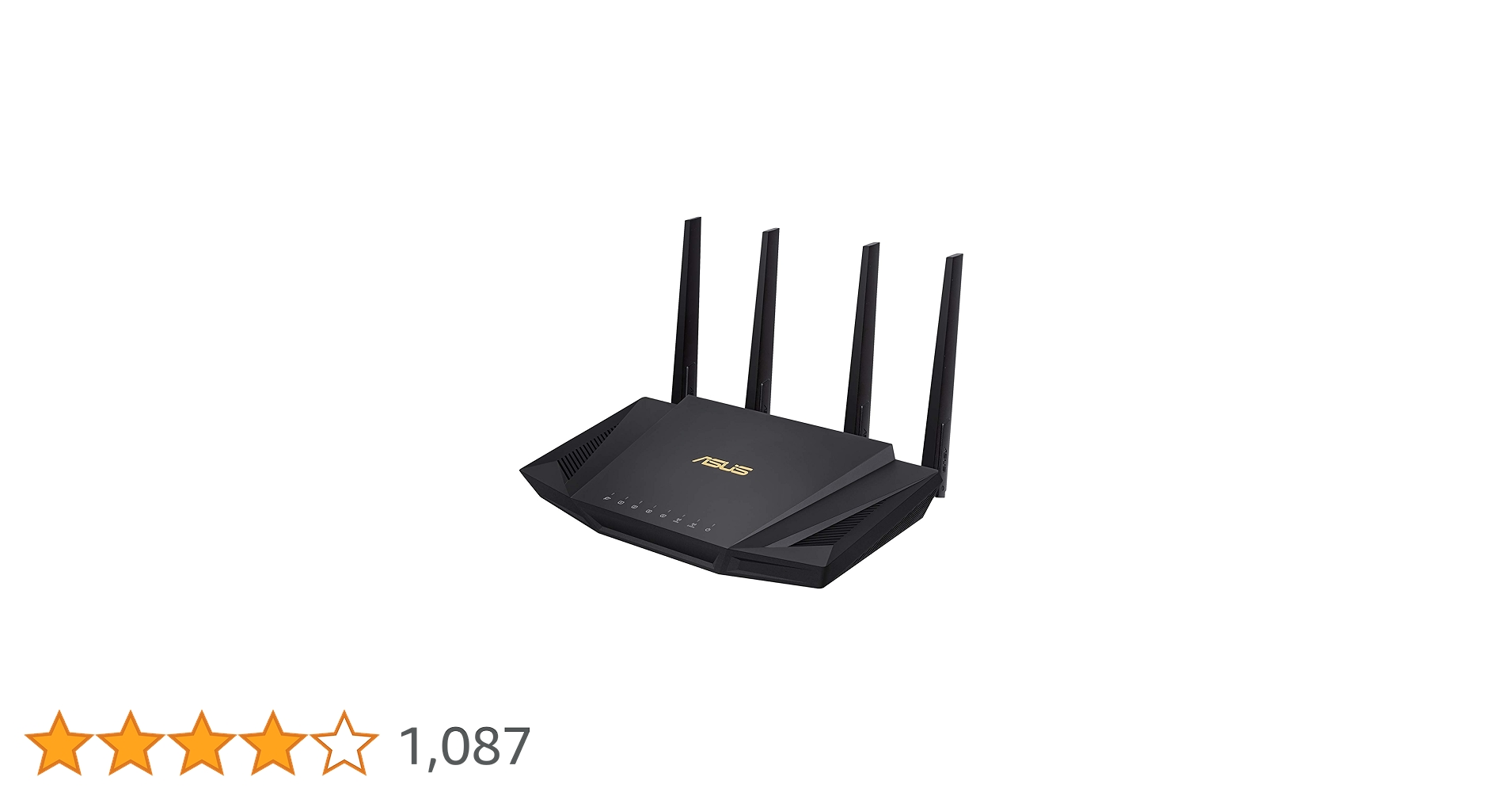 ASUS RT-AX58U (AX3000) Dual Band WiFi 6 Extendable Router